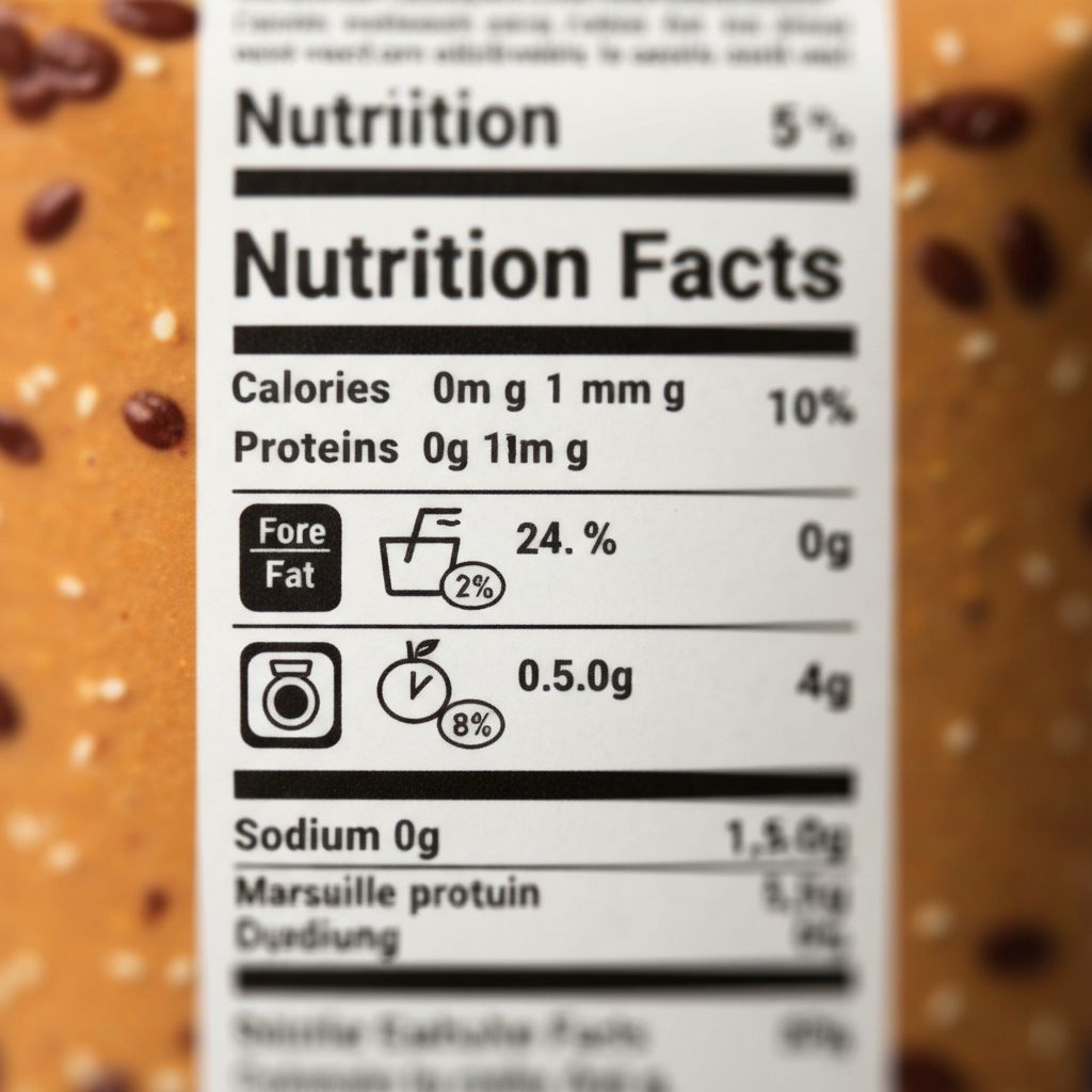 Крупан план етикете производа